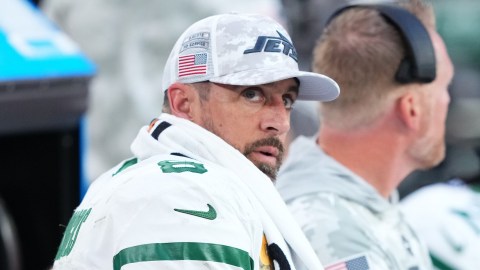 New York Jets quarterback Aaron Rodgers