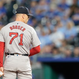 Red Sox relief pitcher Cam Booser