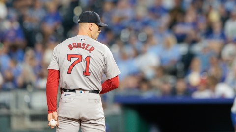 Red Sox relief pitcher Cam Booser