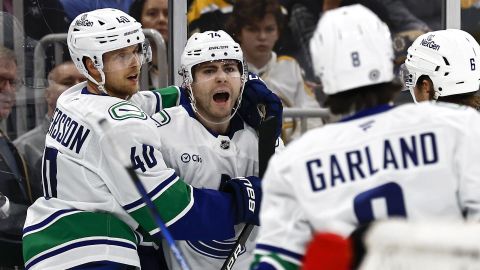 Vancouver Canucks forward Jake DeBrusk