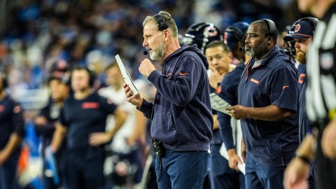 Chicago Bears head coach Matt Eberflus