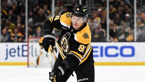 Boston Bruins defenseman Nikita Zadorov