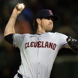 Cleveland Guardians pitcher Shane Bieber