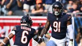 New England Patriots defensive end Yannick Ngakoue, Chicago Bears cornerback Kyler Gordon