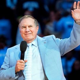 North Carolina Tar Heels football coach Bill Belichick