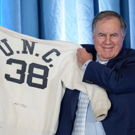 North Carolina Tar Heels head coach Bill Belichick