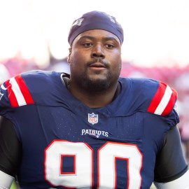 New England Patriots defensive tackle Christian Barmore