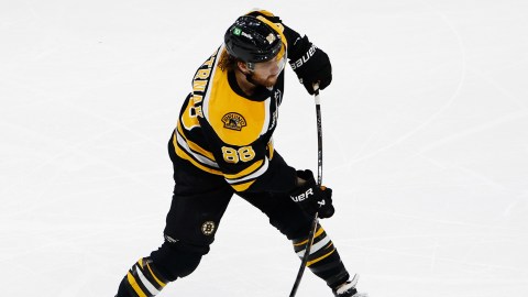 Boston Bruins forward David Pastrnak