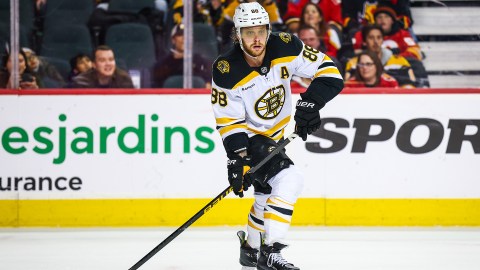 Boston Bruins Forward David Pastrnak.