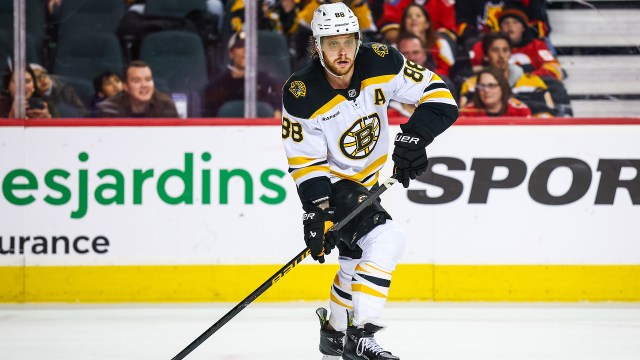 Boston Bruins forward David Pastrnak.