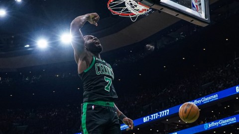 Boston Celtics guard Jaylen Brown