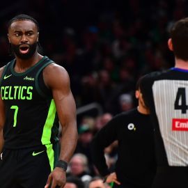 Boston Celtics forward Jaylen Brown