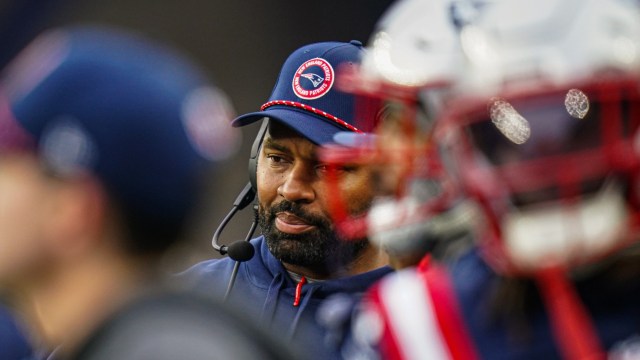 New England Patriots head coach Jerod Mayo