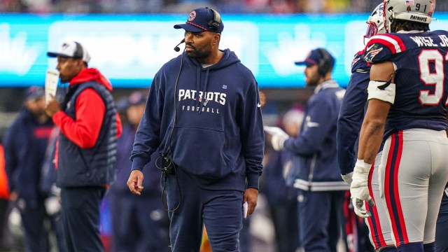 New England Patriots head coach Jerod Mayo