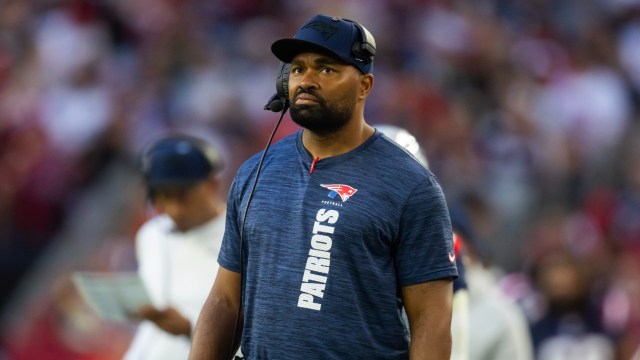 New England Patriots head coach Jerod Mayo