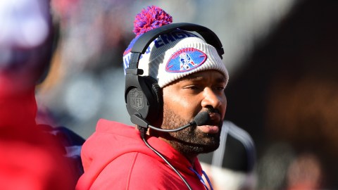 New England Patriots head coach Jerod Mayo