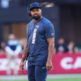 New England Patriots head coach Jerod Mayo