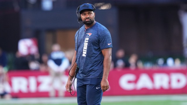 New England Patriots head coach Jerod Mayo