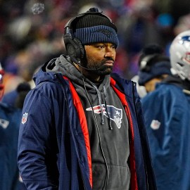 New England Patriots head coach Jerod Mayo