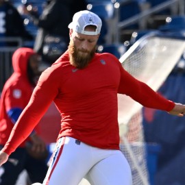 New England Patriots kicker Joey Slye