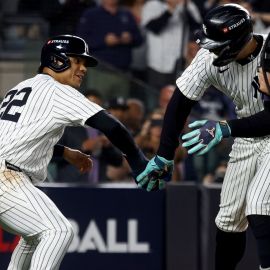 MLB outfielder Juan Soto and New York Yankees outfielder Aaron Judge