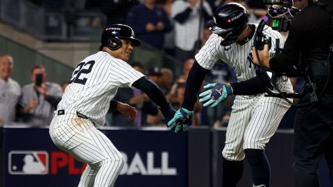 MLB outfielder Juan Soto and New York Yankees outfielder Aaron Judge