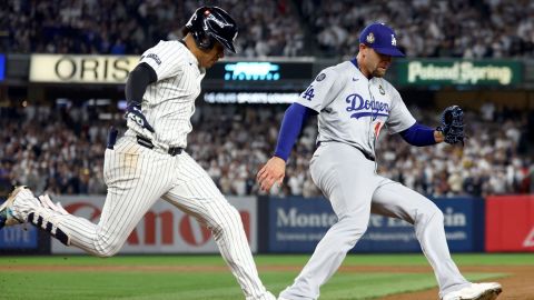 MLB outfielder Juan Soto and Los Angeles Dodgers pitcher Blake Treinen