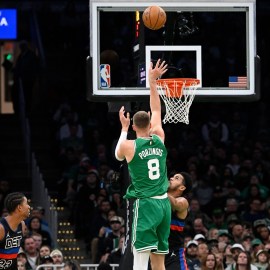 Boston Celtics center Kristaps Porzingis