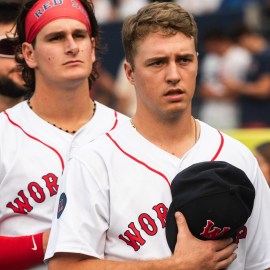 Chicago White Sox prospect Kyle Teel and Boston Red Sox prospect Roman Anthony