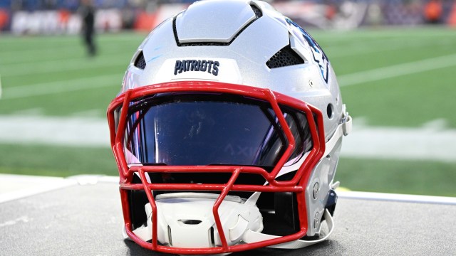 New England Patriots helmet