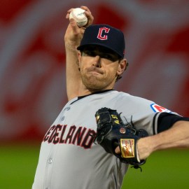 Cleveland Guardians pitcher Shane Bieber