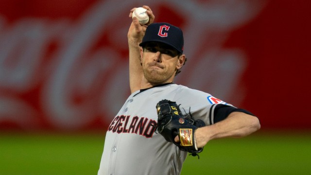 Cleveland Guardians pitcher Shane Bieber