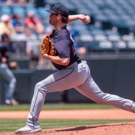 Cleveland Guardians pitcher Shane Bieber