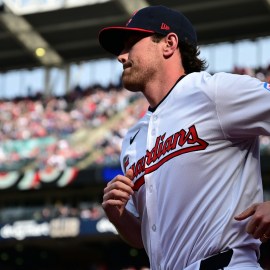 Cleveland Guardians pitcher Shane Bieber