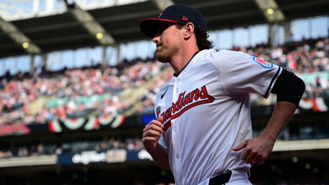 Cleveland Guardians pitcher Shane Bieber