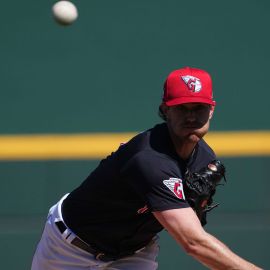 Cleveland Guardians starting pitcher Shane Bieber