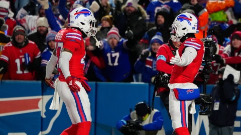 Buffalo Bills cornerback Christian Benford, cornerback Taron Johnson