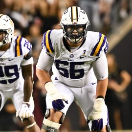 LSU Tigers offensive tackle Will Campbell