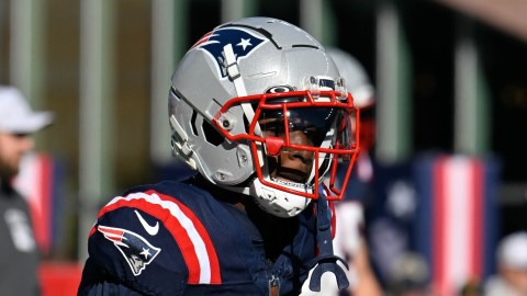 New England Patriots wide receiver Javon Baker