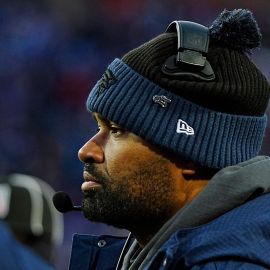 New England Patriots head coach Jerod Mayo