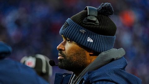 New England Patriots head coach Jerod Mayo