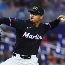 Miami Marlins pitcher Jesús Luzardo