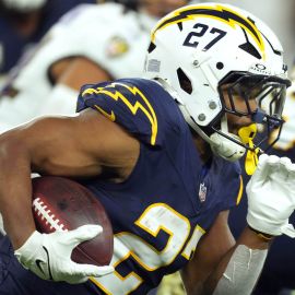 Los Angeles Chargers running back J.K. Dobbins