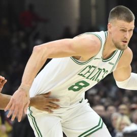 Boston Celtics center Kristaps Porzingis