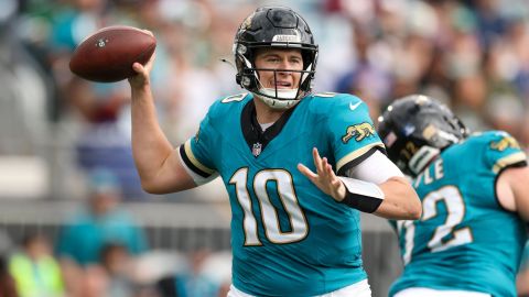 Jacksonville Jaguars quarterback Mac Jones