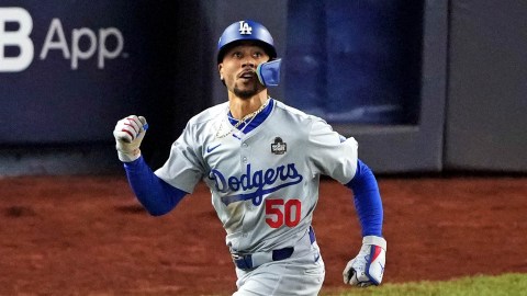 Los Angeles Dodgers right fielder/shortstop Mookie Betts