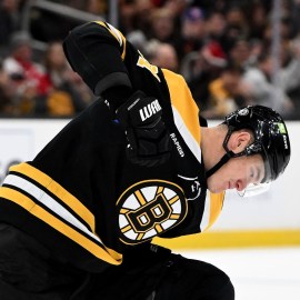 Boston Bruins defenseman Nikita Zadorov