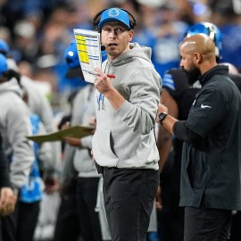 Detroit Lions offensive coordinator Ben Johnson