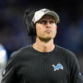 Detroit Lions offensive coordinator Ben Johnson