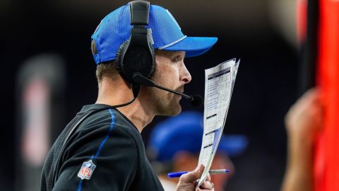 Detroit Lions offensive coordinator Ben Johnson